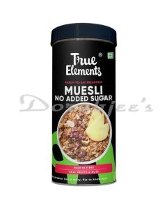 TRUE ELEMENTS NO ADDED SUGAR MUESLI 400G