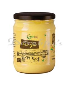 NUTRIORG CERTIFIED ORGANIC COW GHEE 500ML