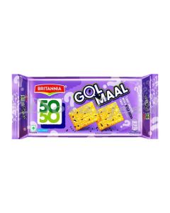 BRITANNIA 50 50 GOLMAAL SALTED BISCUIT 57G