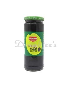 DEL MONTE PITTED BLACK OLIVES 450G