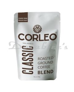 CORLEO CLASSIC COARSE GRIND MEDIUM ROAST ARABICA GROUND COFFEE FRENCHPRESS COLD BREW 250G