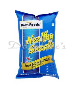 DIET FOODS HEALTH SNACKS    SOYA MANCHURIAN GARLIC 150G