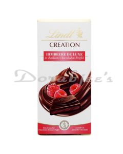 LINDT CHOCOLATE CREATION GANACHE FRAMBOISE CHOCOLATE BAR 150G