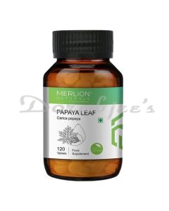 MERLION PAPAYA LEAF TABLETS 500MG 120 TABLETS