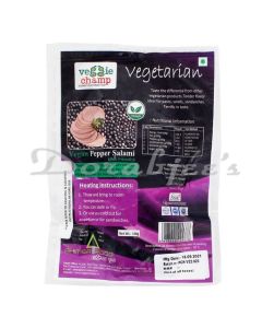 VEG MOCKGIE CHAMP FROZEN VEG MOCK PEPPER SALAMI 100 G