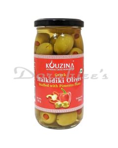 KOUZINA HALKIDIKI OLIVES STUFFED WITH PIMENTO PASTE 200G