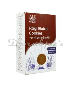 ALL SOW GREAT SNACKS RAGI ELAICHI COOKIES 200G