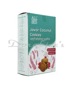 ALL SOW GREAT SNACKS JOWAR COCONUT COOKIES 200G