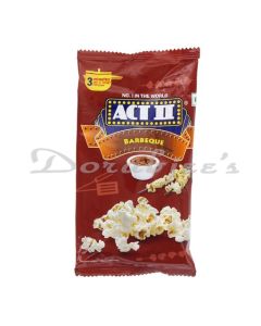 ACT II  MICROWAVABLE POPCORN BARBECUE  50G