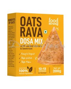 FOODSTRONG READY TO COOK OATS RAVA DOSA MIX  200 G