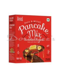 FOODSTRONG OATS AND MILLETS CHOCOLATE BANANA PANCAKE MIX  250 G