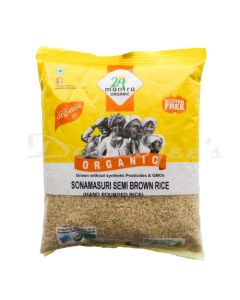 24 LETTER MANTRA ORGANIC MASURI RAW RICE HAND POLISHED 1KG