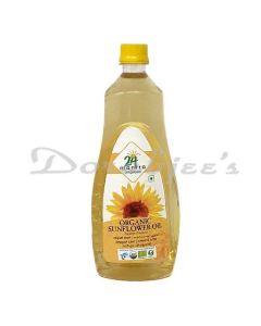 24 LETTER MANTRA ORGANIC SUNFLOWER OIL 1 LTR