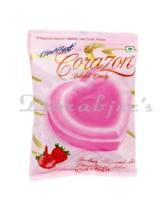 HEART BEAT CORAZON STRAWBERRY MINT CANDY 150G