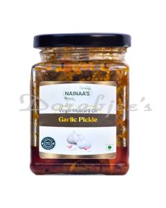 NAINAAS VIRGIN MUSTARD OIL GARLIC PICKLE 200 G