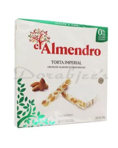 ALMENDRO  CRUNCHY ALMOND TURRON ROUND CHOCOLATE 200G