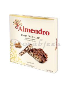 EL ALMENDRO ROUND CRUNCHY ALMOND CHOCOLATE, CARAMEL TURRON, 200G