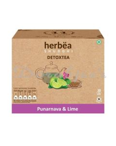 HERBEA DETOX TEA PACK OF 45G  CLEANSE YOUR BODY OF TOXINS WITH THIS ANTIOXIDANT INFUSION