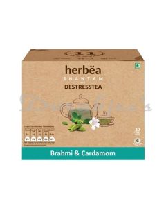 HERBEA DE STRESS TEA PACK OF 45G  WORLD OFF  ZEN MODE