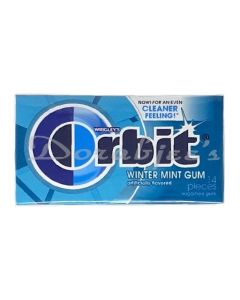 ORBIT SUGAR FREE WINTER MINT GUM 14P