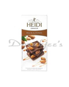 HEIDI CHOCOLATES MILK & ALMOND CHOC 100G