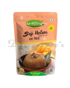 KITCHENTIAL SUJI HALWA WITH JAGGERY INSTANT READY TO COOK MIX200G