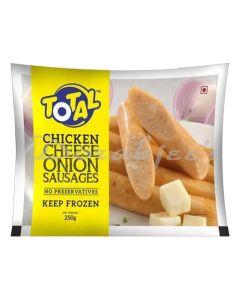 TOTAL CHICKEN CHEESE & ONION SAUSAGES (250 GM)