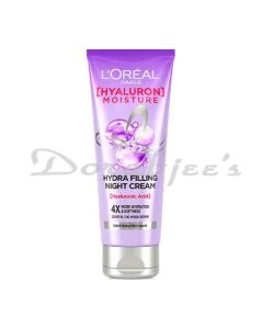 LOREAL HYALURON MOISTURE 72H HYDRA FILLING NIGHT CREAM 180ML