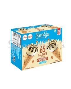 THE BROOKLYN CREAMERY LOW CAL ICE CREAM BUTTERSCOTCH CONES MULTI PACK 200 ML