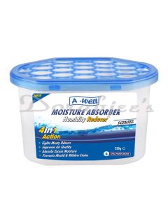 A WELL MOISTURE ABSORBER 230G HUMIDITY REDUCER  FIGHT MUSTY ORDER IMPROVE AIR QUALITY