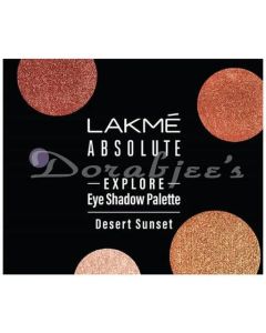 LAKME ABSOLUTE EXPLORE EYE SHADOW PALETTE  DESERT SUNSET VELVETY SMOOTH FINISH 10 G