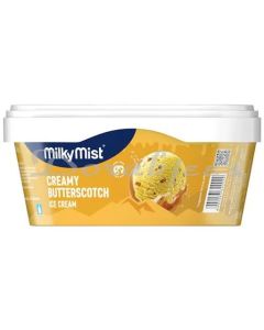 MILKY MIST  ROUND TUB BUTTERSCOTCH ICE CREAM 500ML