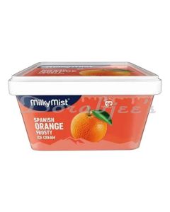 MILKY MIST  SQUARE TUB ORANGE ICE CREAM 1L