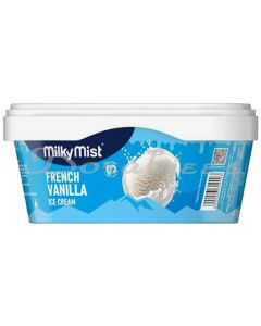 MILKY MIST  OVAL TUB VANILLA ICE CREAM 1L