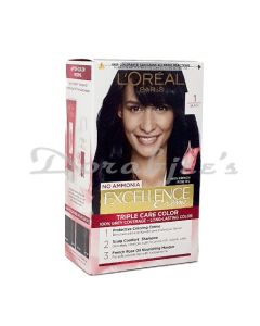 LOREAL CREAM HAIR COLOR NATURAL BLACK 1