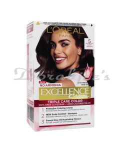 LOREAL EXCELLENCE CREAM HAIR COLOR NATURAL BROWN 5