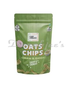 CHEF URBANO OAT CREAM AND ONION CHIPS 75G