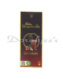 CADBURY CHOCOLATE BOURNVILLE CRANBERRY 80G