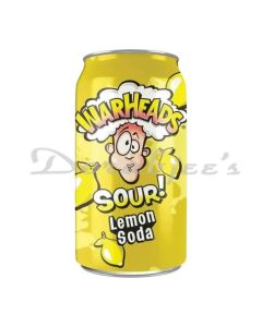 WARHEADS SOUR LEMON SODA SOFT DRINK CAN 355ML