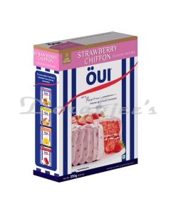 OUI STRAWBERRY CHIFFON CAKE MIX EGGLESS 250G