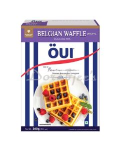 OUI BELGIAN WAFFLE MIX EGGLESS 360G