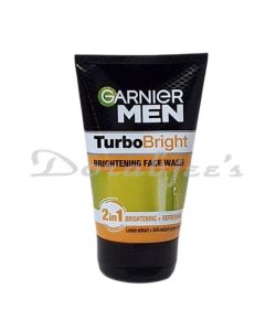 GARNIER MEN TURBO BRIGHT FACE WASH 100ML