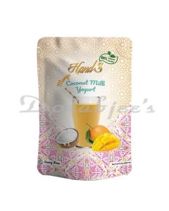 HANDS ON MANGO COCONUT YOGURT  LASSI   FRESH FRUIT AND PALM SUGAR CRYSTAL  200 ML