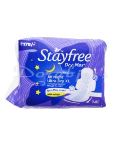 STAYFREE DRY MAX ULTRA DRY XL SANITARY PADS 14