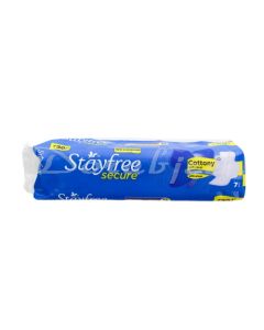 STAYFREE SECURE COTTONY SANITARY PADS REG 8S