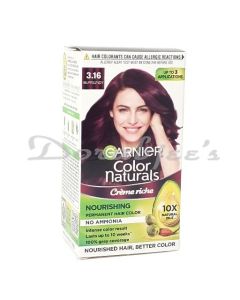 GARNIER COLOR NATURALS HAIR COLOR 3.16 BURGUNDY