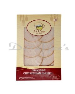 LA CARNE CHAMPAGNE CHICKEN HAM SMOKED SLICED 150G