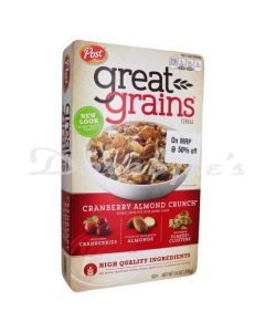 POST CEREAL CRANBERRY ALMOND CRUNCH 311G