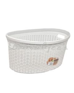 VIOLET HOUSE RATTAN OVAL BASKET 20 LT 39413