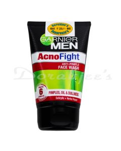 GARNIER MEN ACNOFIGHT ANTI PIMPLE FACE WASH 100ML